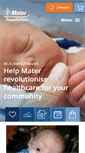 Mobile Screenshot of materfoundation.org.au